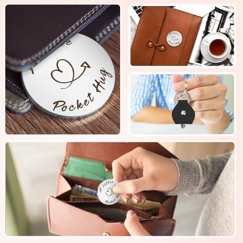 Pocket Hug Token keepsake Graduation Gifts class of 2024 Father‘s Day Gifts Mothers Day gifts for Mom Long distance friendship gifts