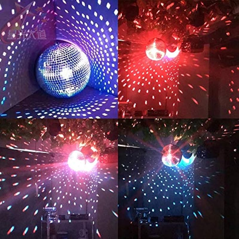 Mirror Disco Ball – 8-Inch Cool and Fun Silver Hanging Party Disco Ball –Big Party Decorations, Party Design