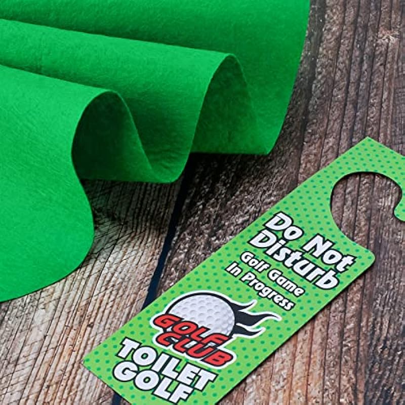 Dad Gifts – Fathers Day Birthday Gag Gifts from Son, Daughter – Toilet Game Mini Golf Toy- Funny Christmas White Elephant Valentines Day Gifts for Dad, Men, Husband, Boyfriend, Him