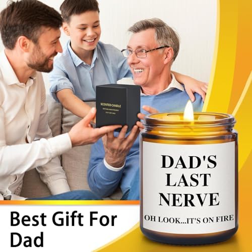 Gifts for Dad | Father’s Day Gifts from Daughter Son | Dad Gifts for Father’s Day | Birthday Gift for Dad | Scented Candles for Men | Candles for Home Scented | Sandalwood Scented Candle Gifts for Men
